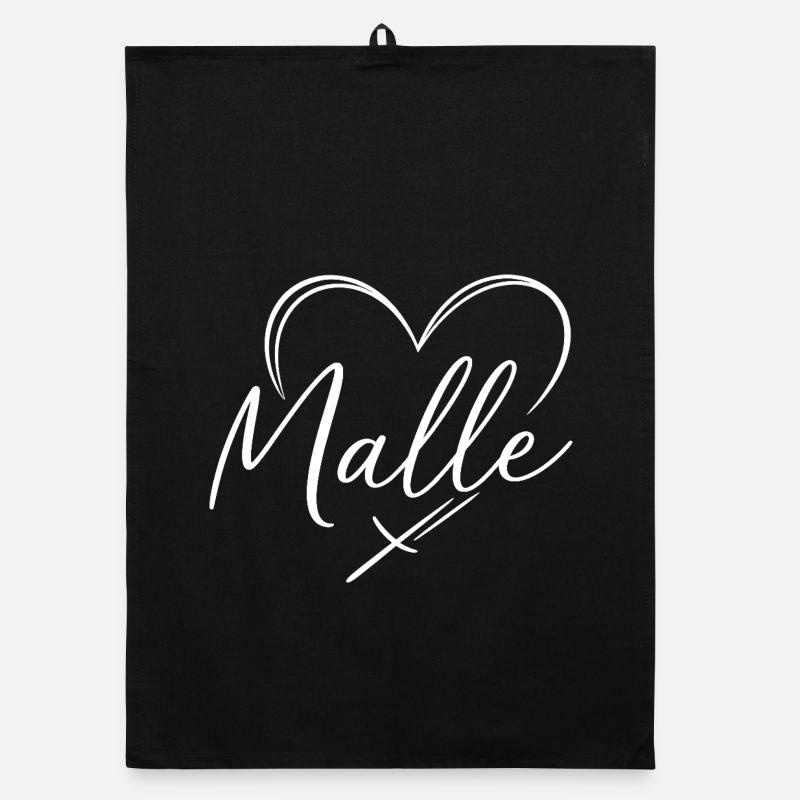 Malle Heart Organic dish towel