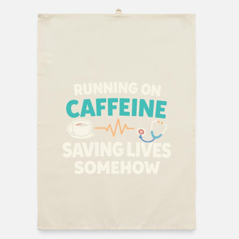 Night Shift Nurse, Tired Organic dish towel