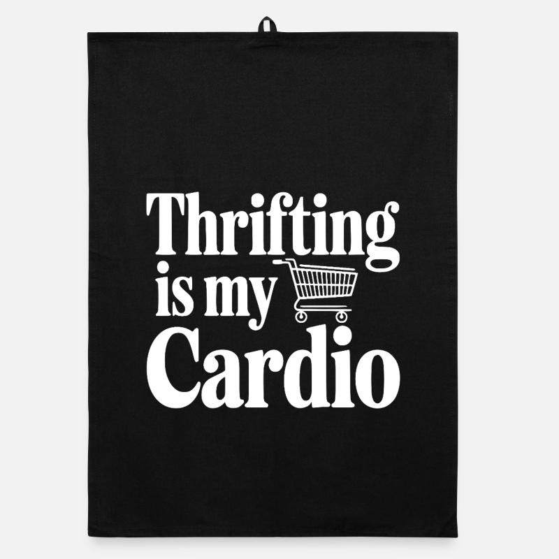 Thrifling is My Cardio Organic dish towel