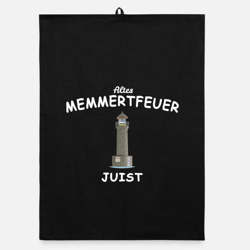 Phare de Juist, feu de Memmert, mer du Nord Torchon bio