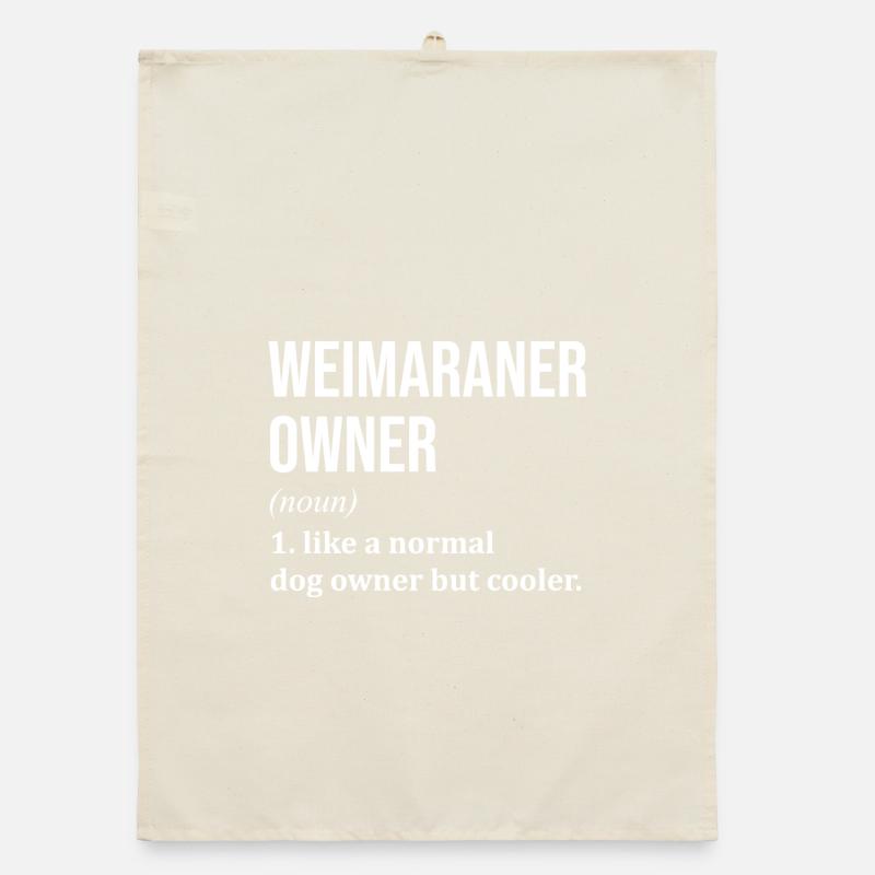 Weimaraner Torchon bio