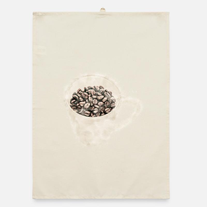 Kaffee Organic Geschirrtuch