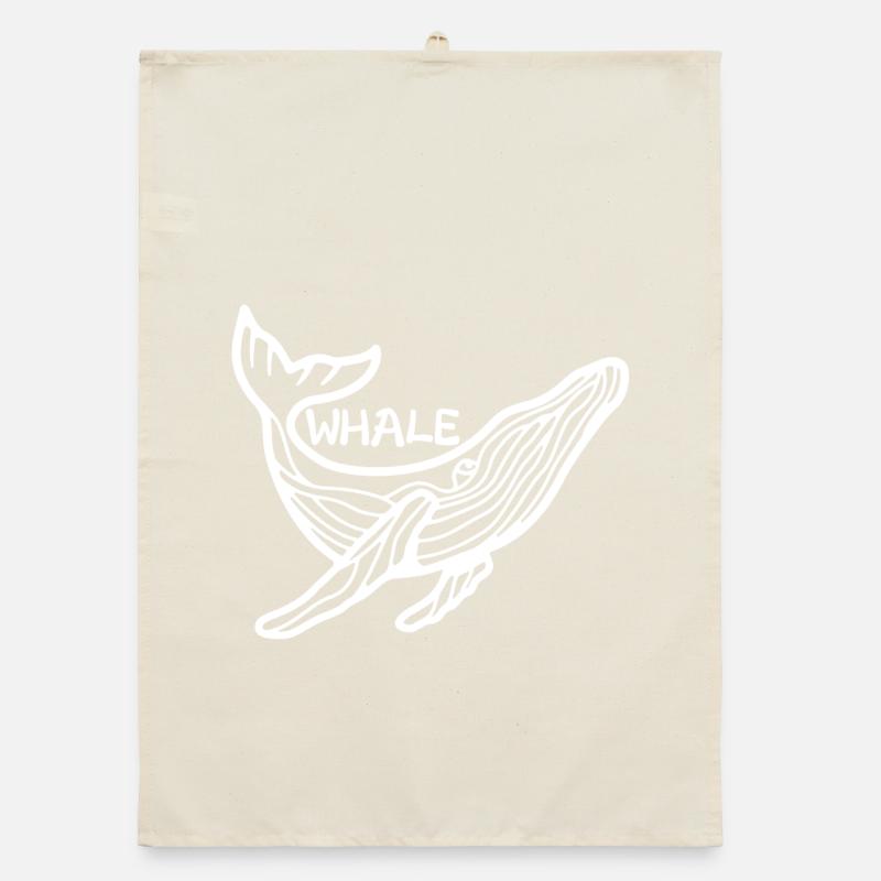 Der Riese der Meere Organic Geschirrtuch