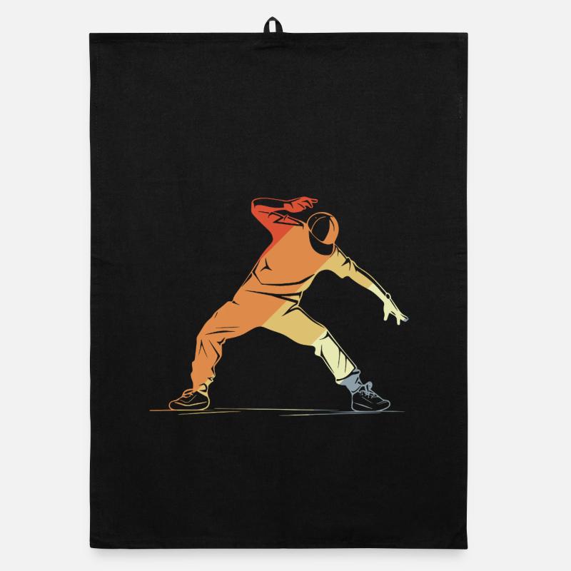 Croquis de breakdancer Torchon bio