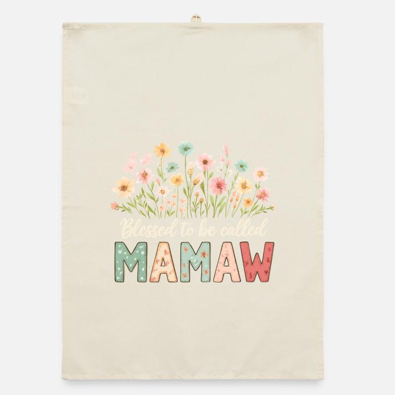 Gesegnet Mamaw genannt zu werden Organic Geschirrtuch