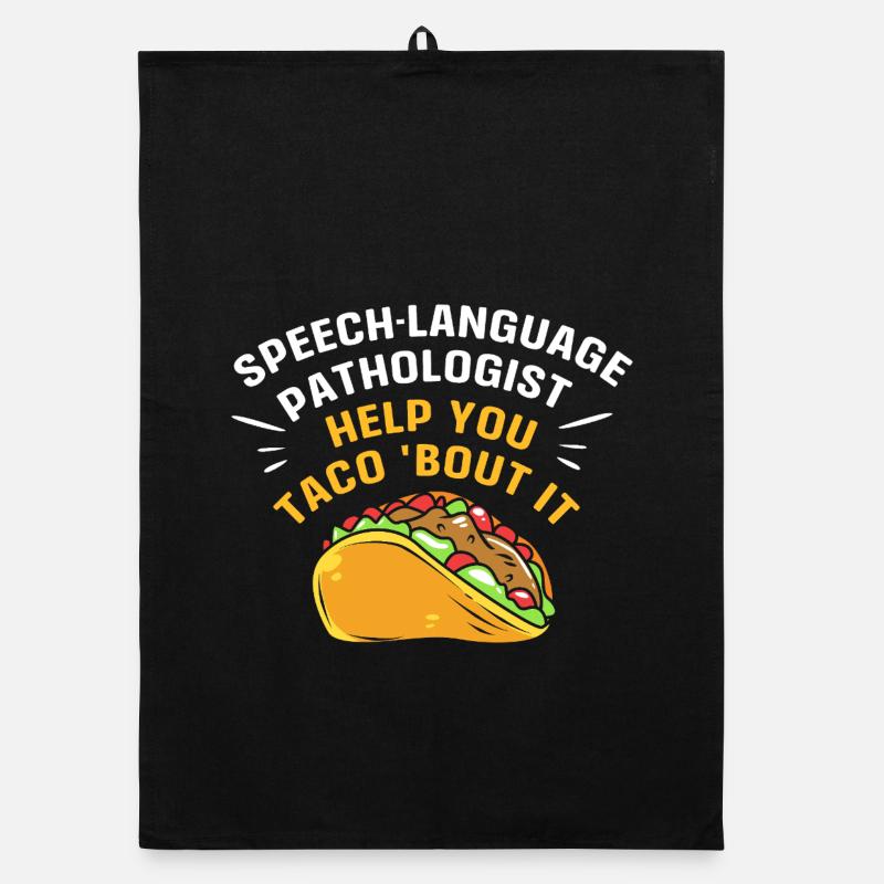 SLP Speech Therapist Speech Pathologist Organic dish towel
