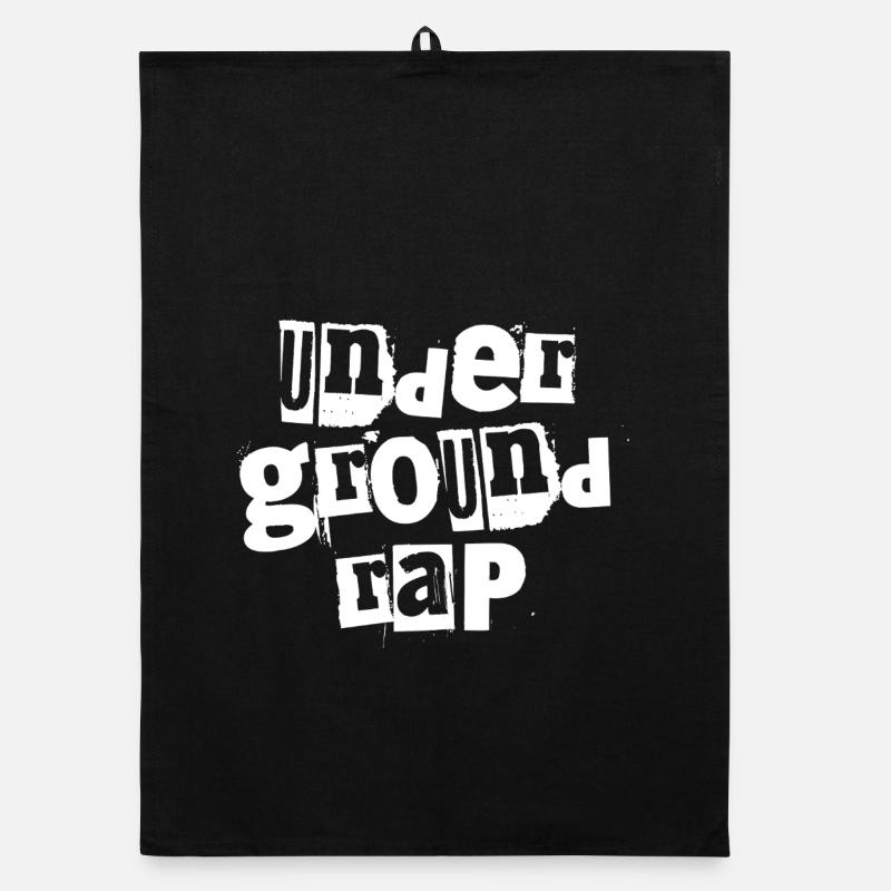 Underground-Rap-Typografie Organic Geschirrtuch