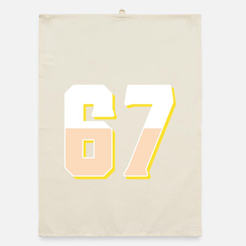 6 7 – Trendy minimalist text design, Organic dish towel