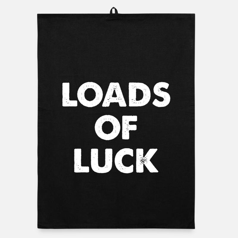 Beaucoup de lettres Luck Torchon bio