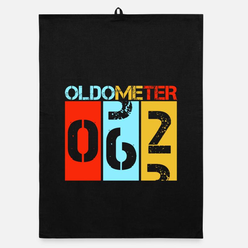 62 ans rétro d’Oldometer 62e anniversaire Torchon bio