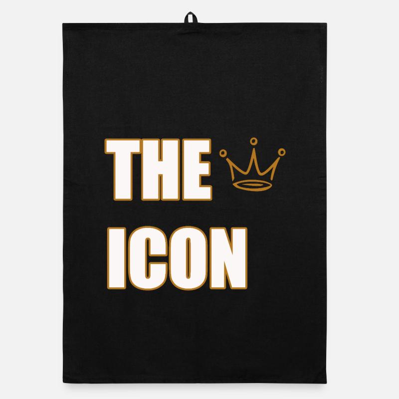 THE ICON – Bold Legendary Statement Design Organic dish towel