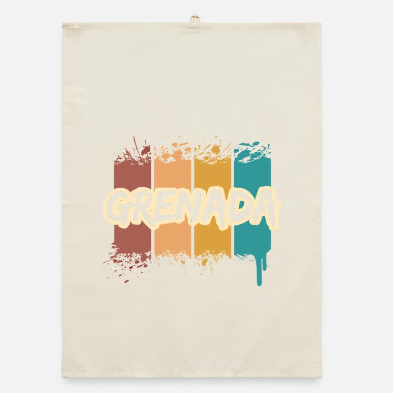 Gift for Grenada Organic dish towel