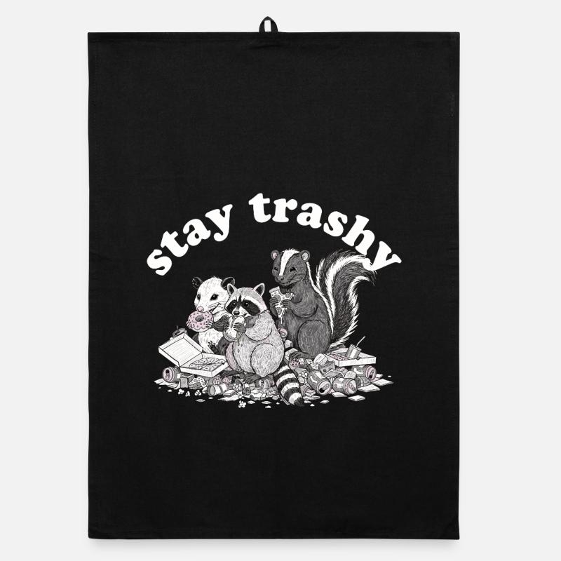 Reste Raton laveur Opossum Skunk Torchon bio