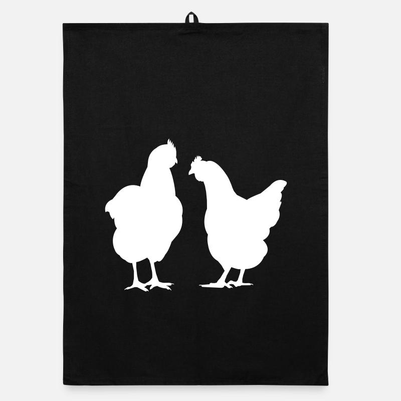 Chickens Hens Chicken Poultry Poultry Organic dish towel