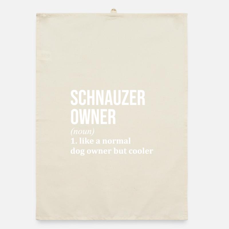 Schnauzer Organic dish towel