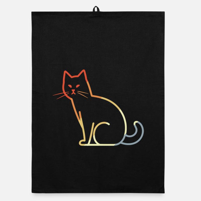 Chat rétro Torchon bio