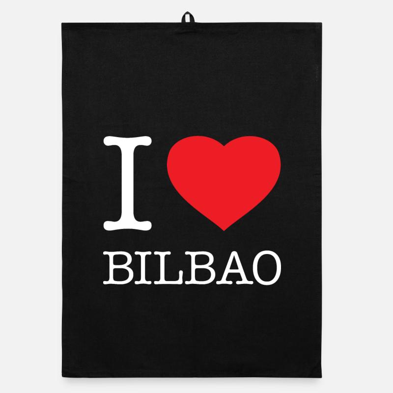 J’AIME BILBAO Espagne Espagnol Torchon bio