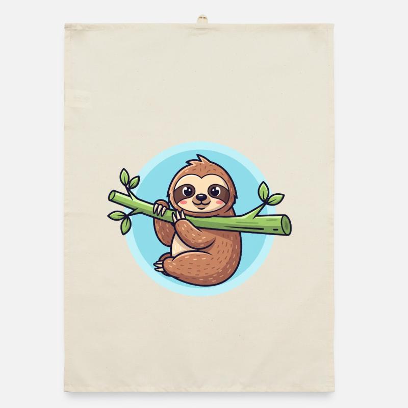 Sloth Organic dish towel