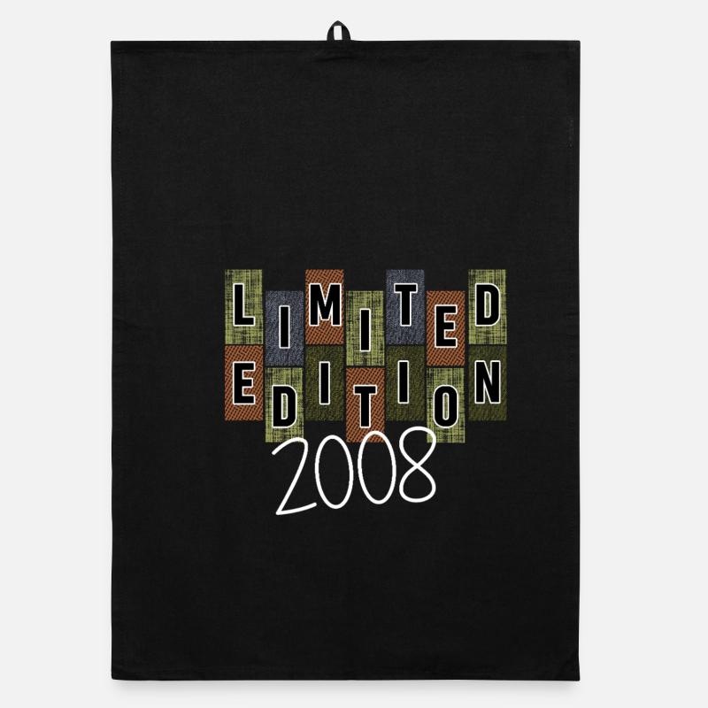 Limited Edition 2008 18th Birthday Gift Organic dish towel