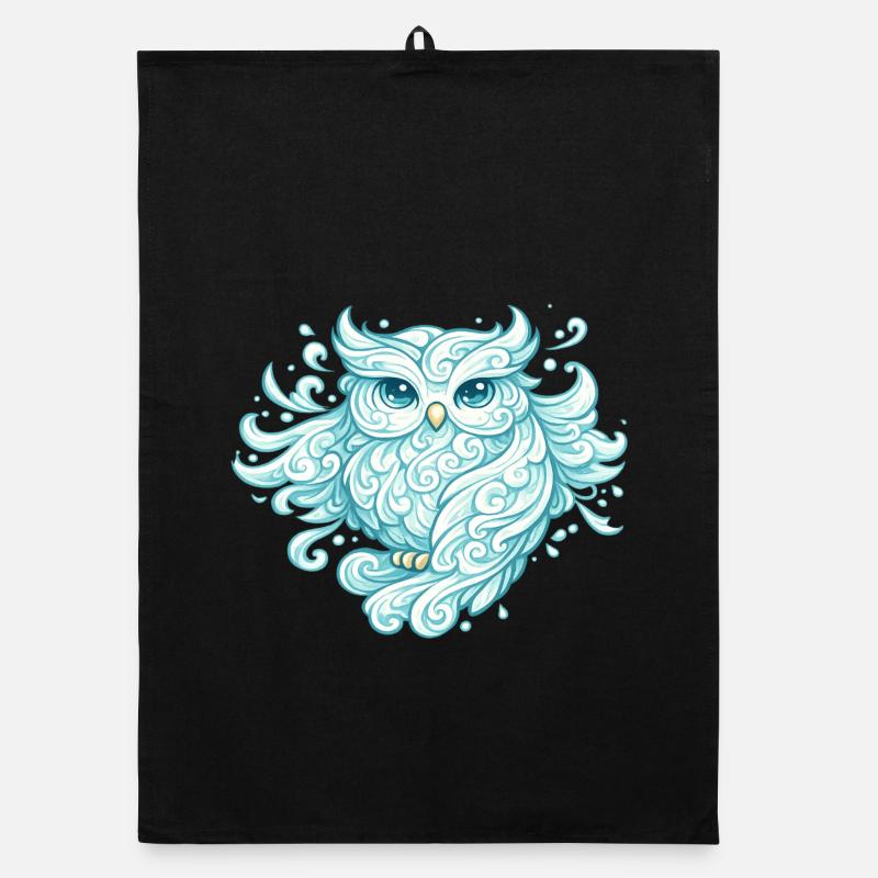 Lufteule – Tier aus Wind Organic Geschirrtuch