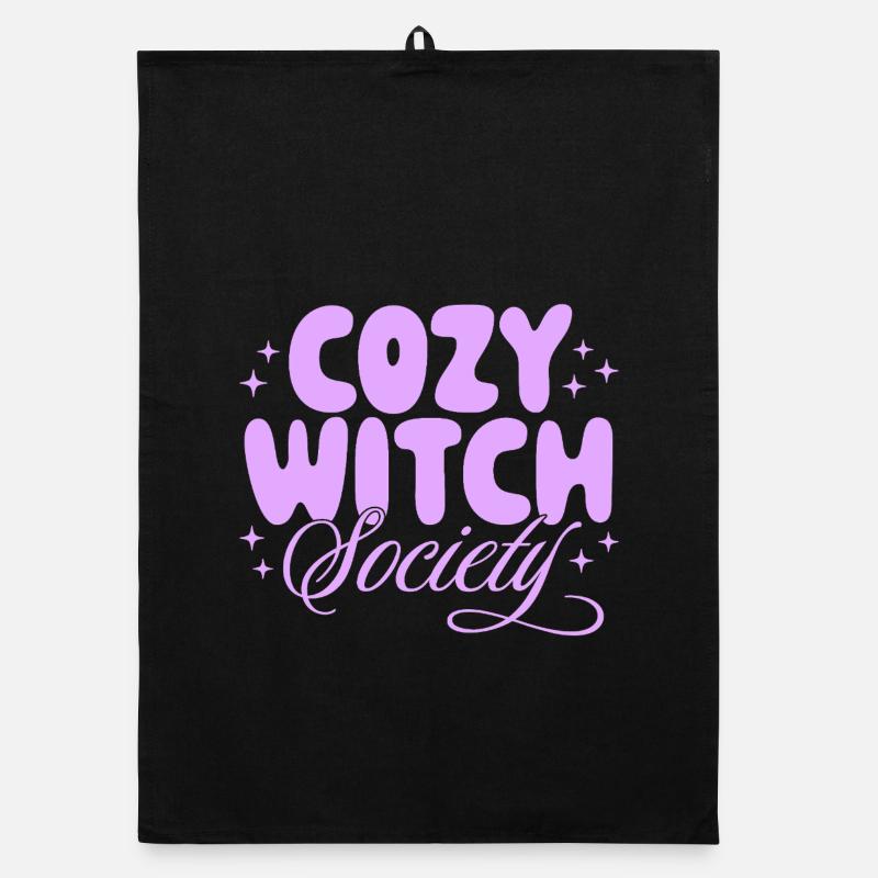 Cozy Witch Society Organic dish towel