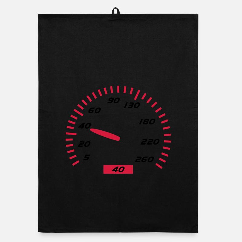 Birthday - 40 Organic dish towel