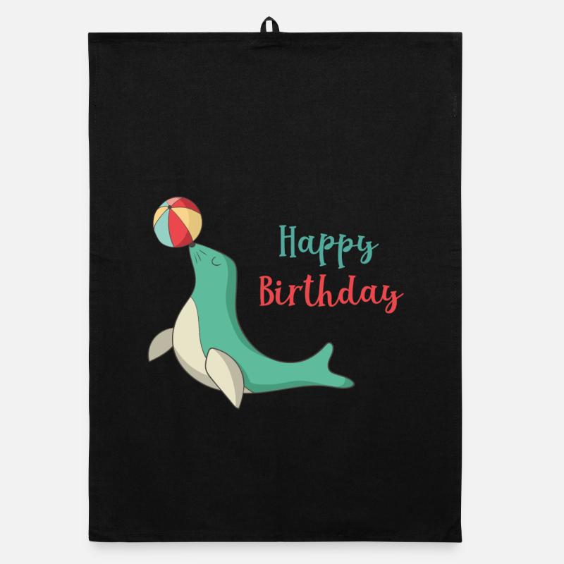 Geburtstag Organic Geschirrtuch