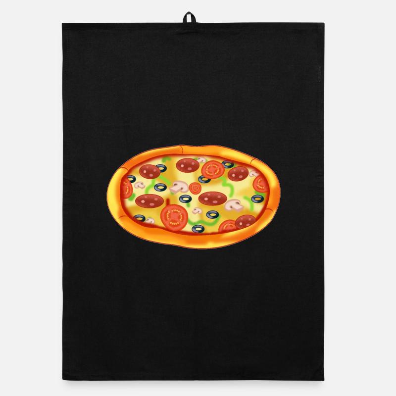 Pizza Organic dish towel