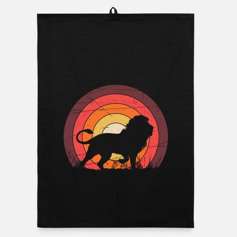 A lion Organic dish towel