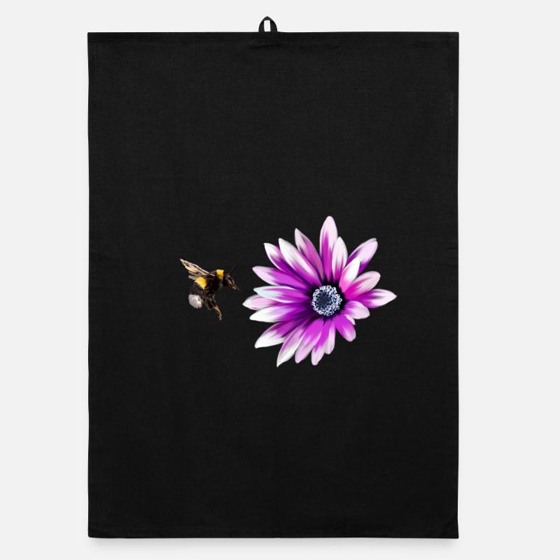 Bumblebee and flower Torchon bio