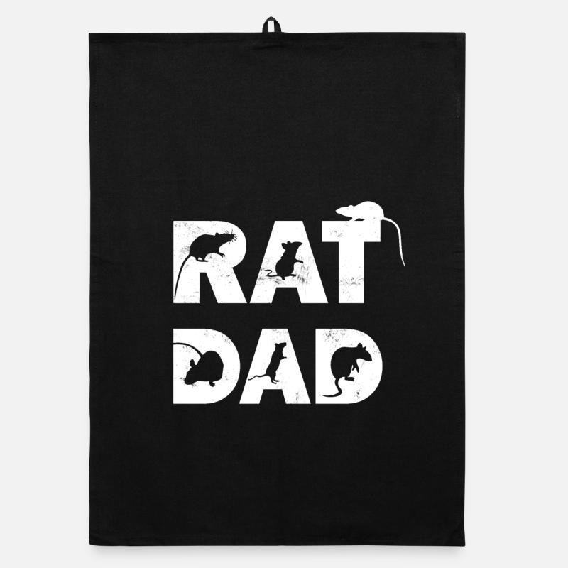 Ratte Ratten Organic Geschirrtuch
