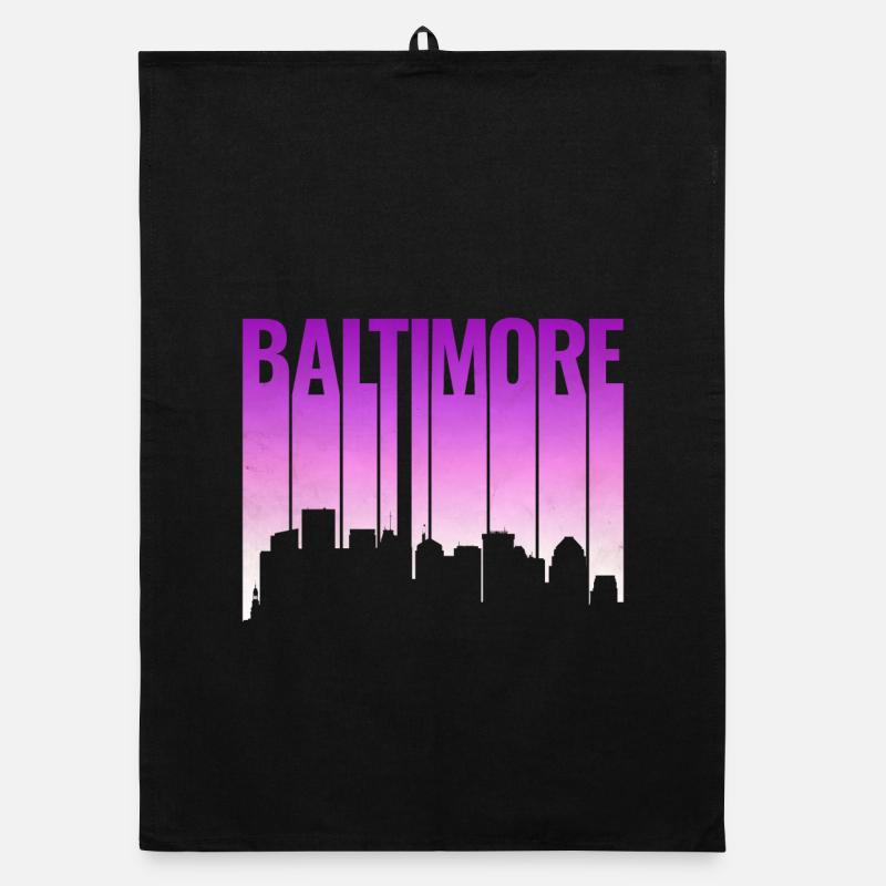 Pente de la ligne d’horizon de Baltimore Torchon bio