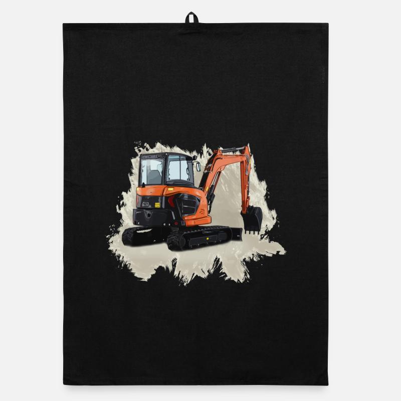 Excavators Organic dish towel