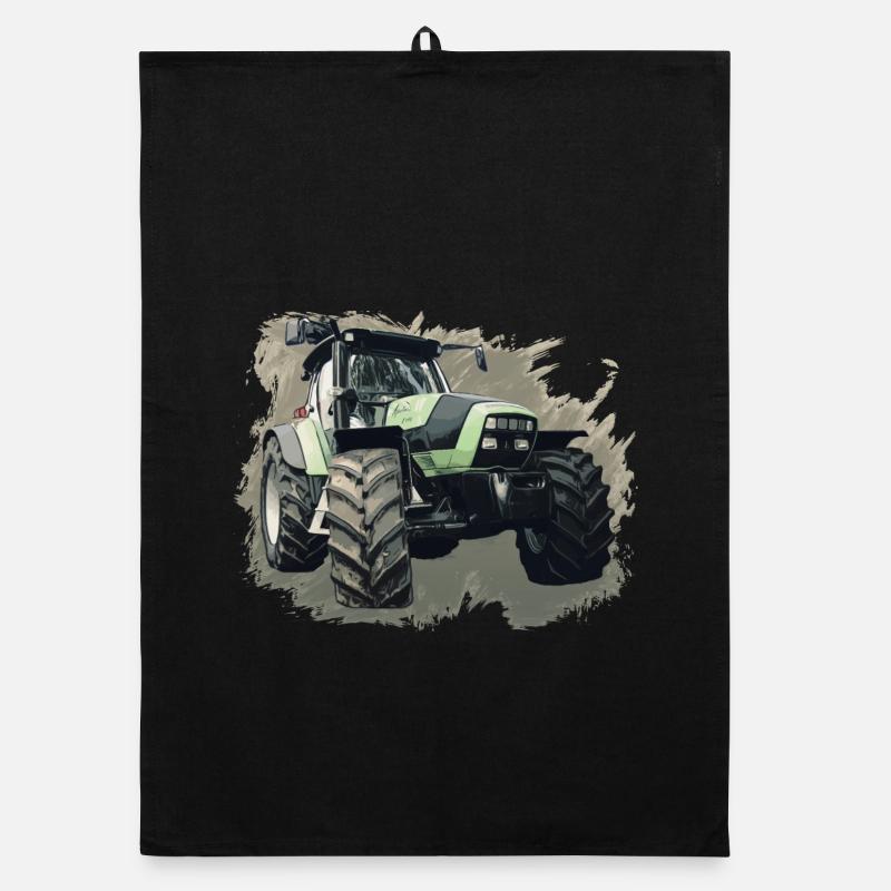Agrotron K 110 - Organic Geschirrtuch - Schwarz