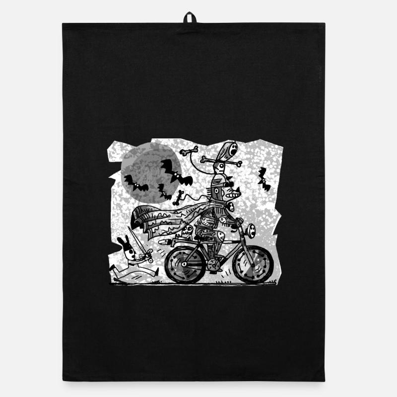 Cycliste gothique Torchon bio