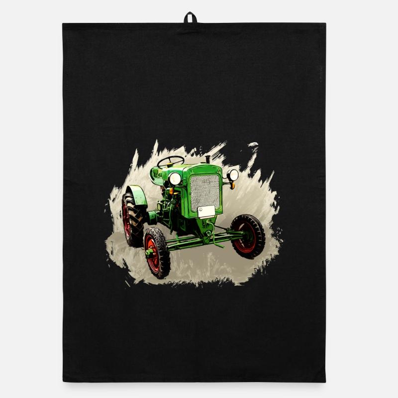Deutz F1M 414 Bauernschlepper Organic Geschirrtuch