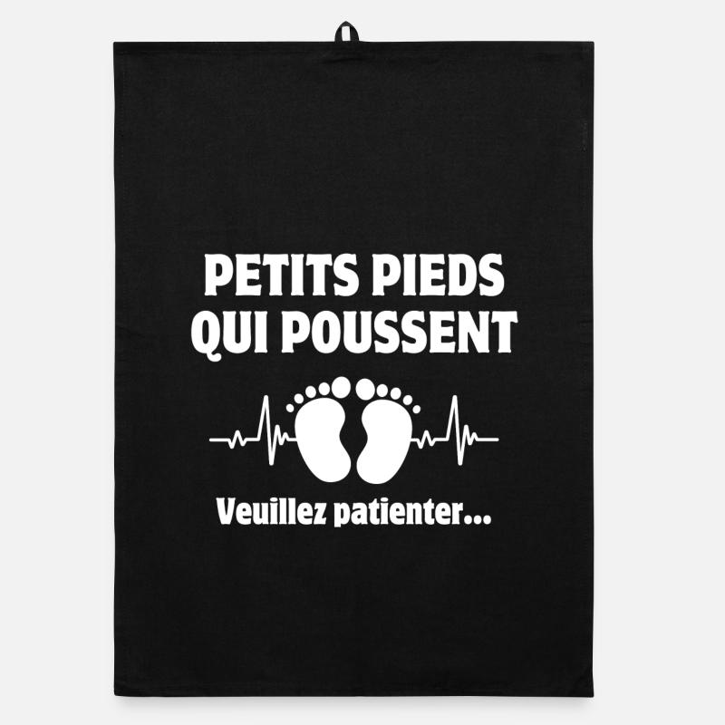 futur papa, future maman, bébé Torchon bio