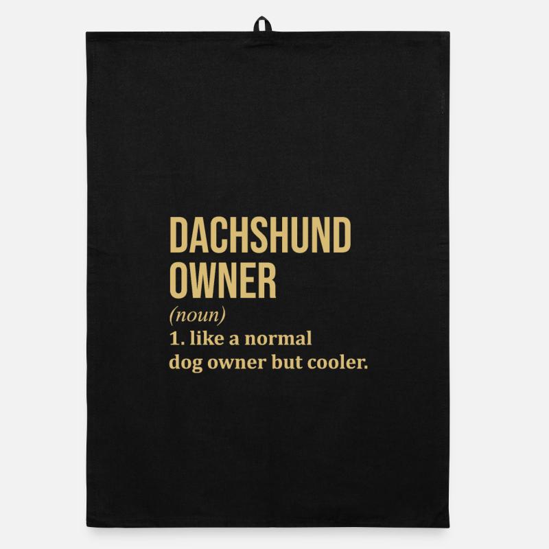 Dackel Organic Geschirrtuch