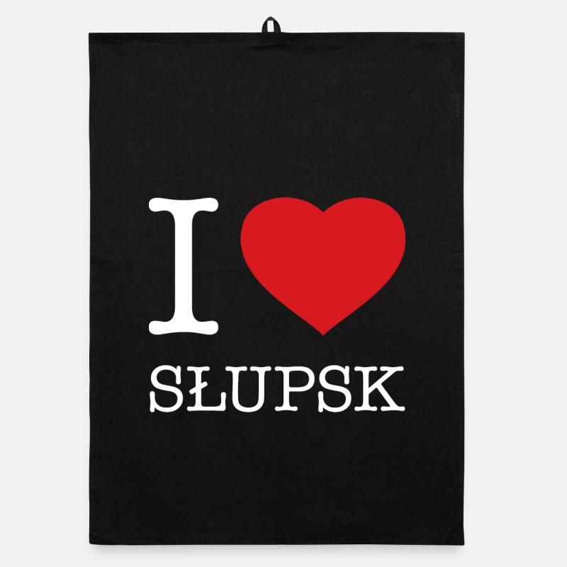 I LOVE SLUPSK Organic Geschirrtuch