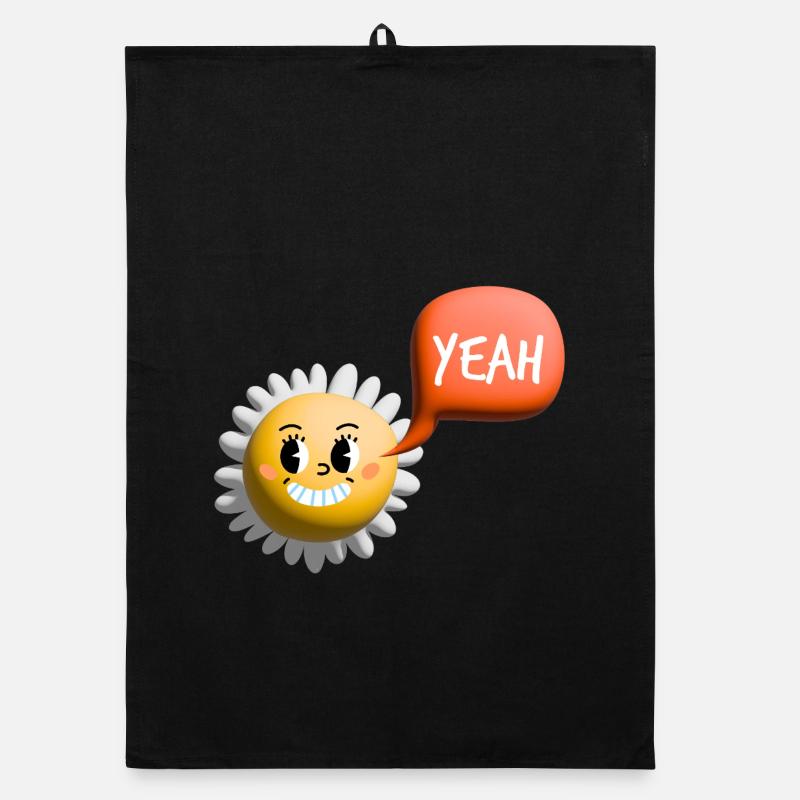 Sun yes 3D Organic dish towel