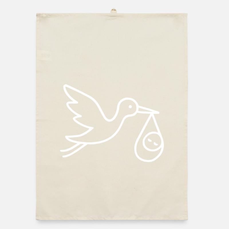 Arrivée minimale de bébé Torchon bio