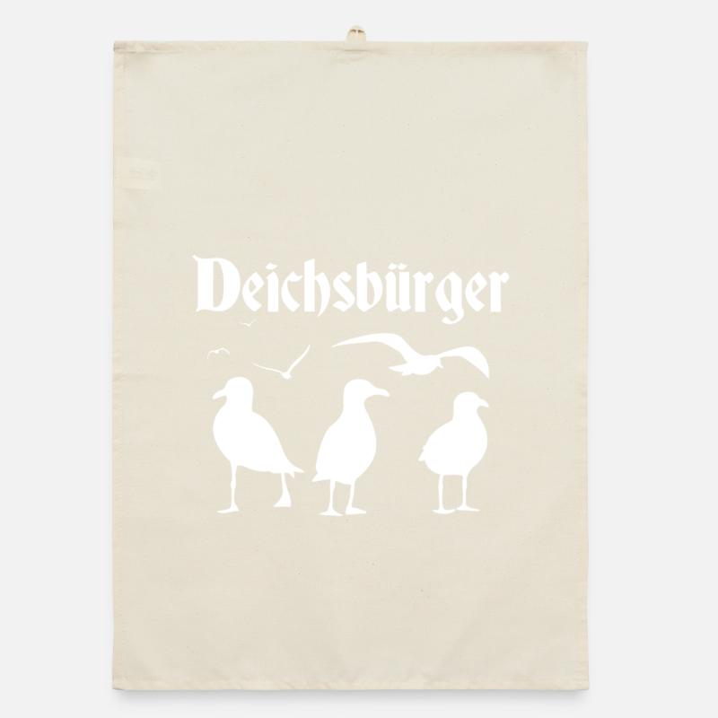 Deichsbürger Möwencrew Organic Geschirrtuch