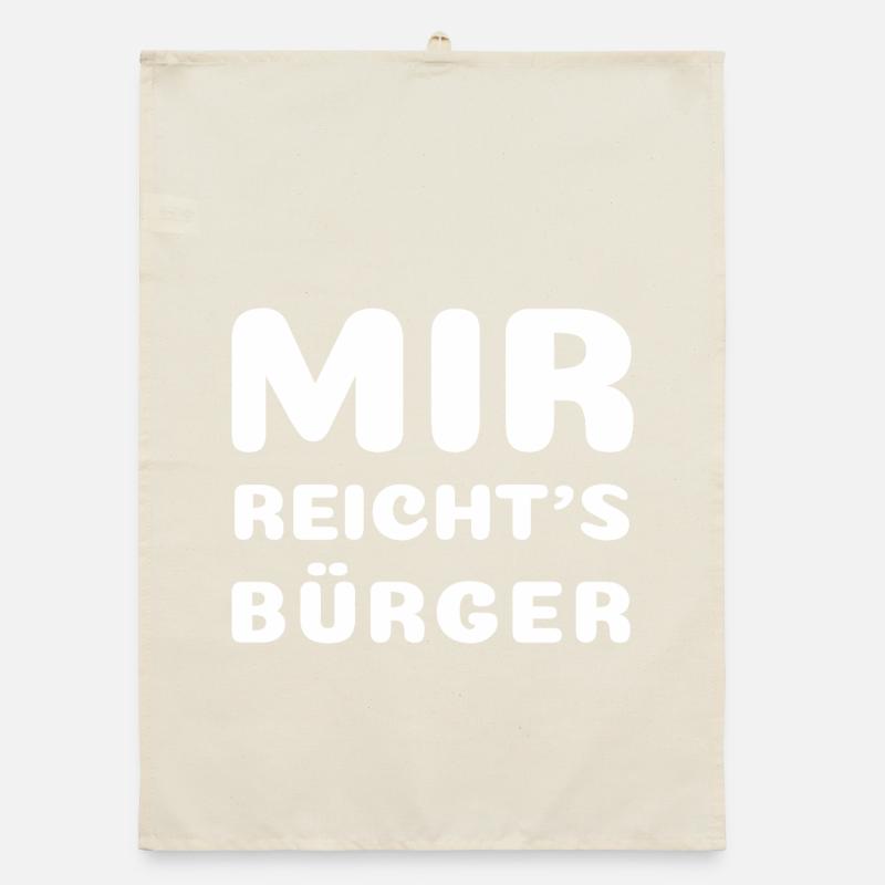 I've had enough, citizens Organic dish towel