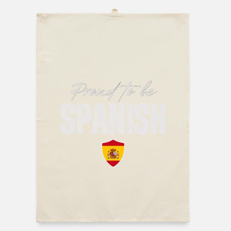 Spanischer Stolz, ich liebe Spanien Organic Geschirrtuch