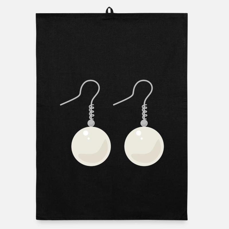 Boucles d’oreilles élégantes en perles Torchon bio