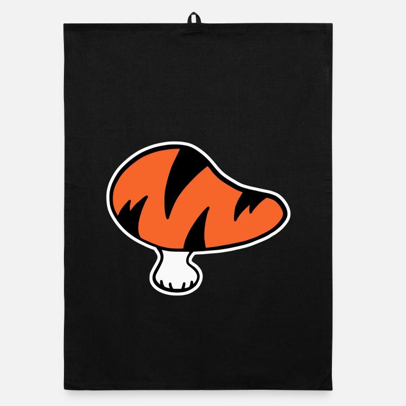 Tiger Mushroom Logo STICK Variant Organic dish towel