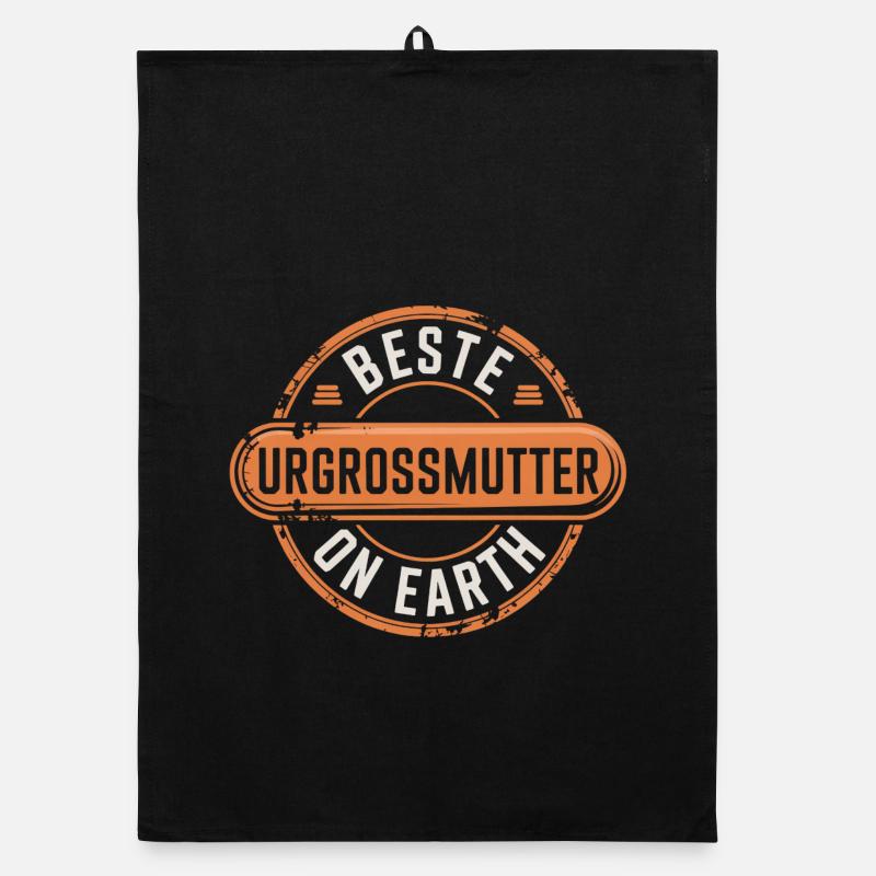 Beste Urgrossmutter Oma Geschenk Organic Geschirrtuch
