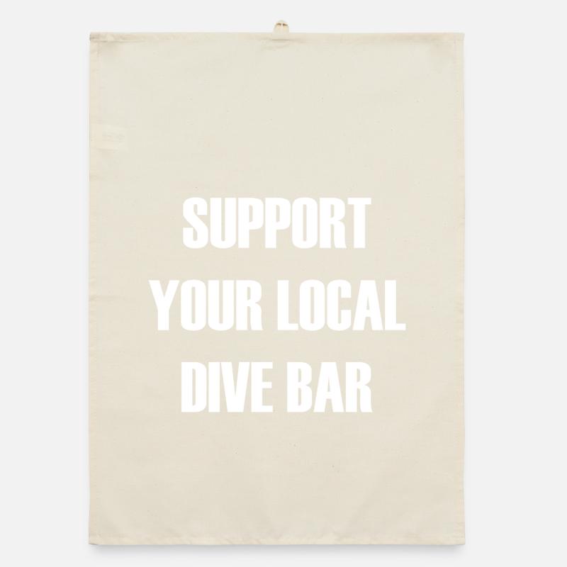 My pub, my rules Organic dish towel