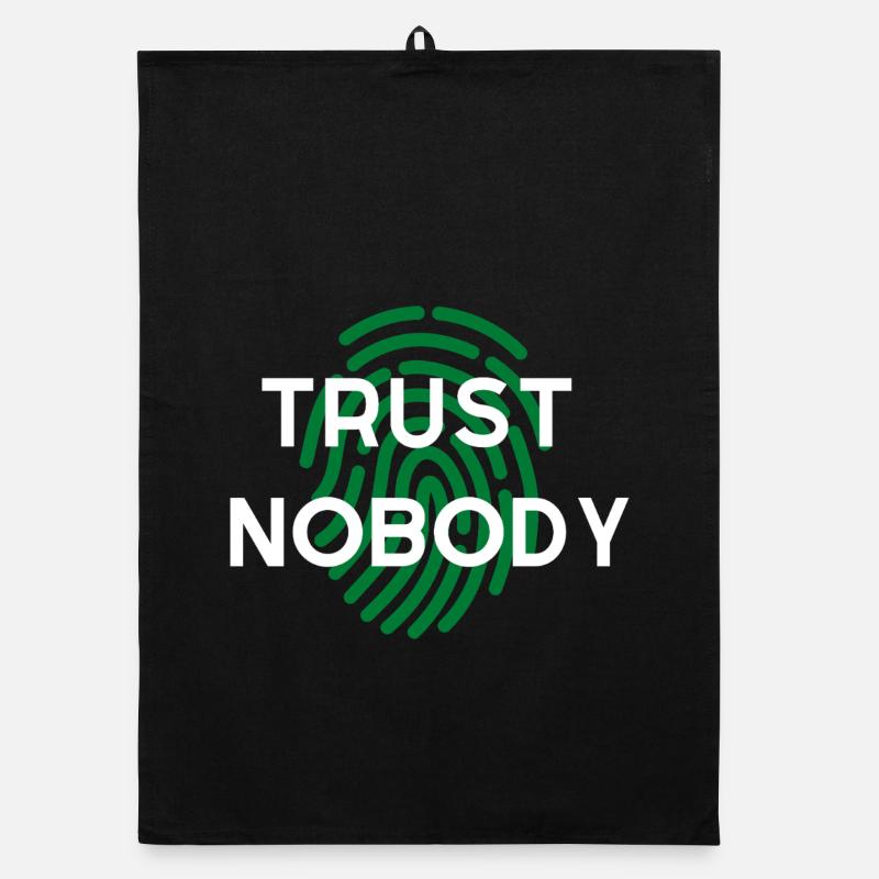 WIDM - Trust nobody. Organic dish towel