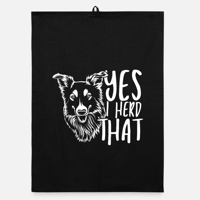 Wolfskopf mit handschriftlichem Text Organic Geschirrtuch